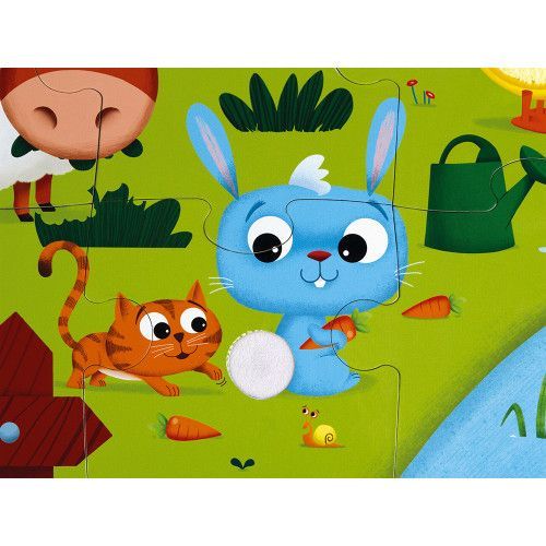 Jeu d éveil- Puzzle Tactile 20 pièces - La banquise - Janod - 2 ans + -  Label Emmaüs