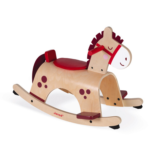 cheval a bascule en bois pintoy