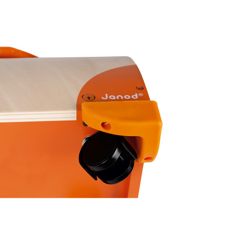 Porteur multidirectionnel Hamster en bois, orange, trotteur, éveil motricité, équilibre bébé, pour enfant dès 12 mois JANOD