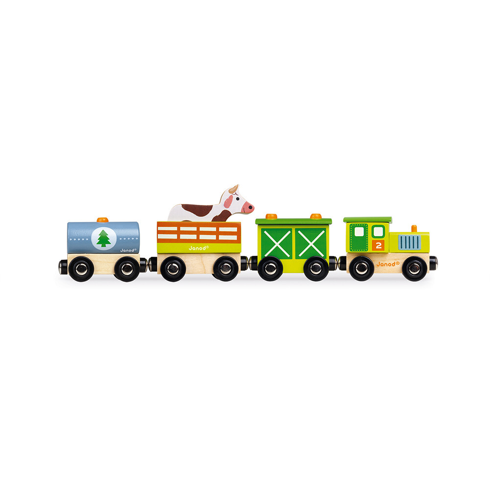 Vilac J8053 La Fattoria Con Trattore E Animali: Set Da 140 Pezzi In Legno, Gioco Di Costruzione Educativo Per Bambini, Made In France - 5