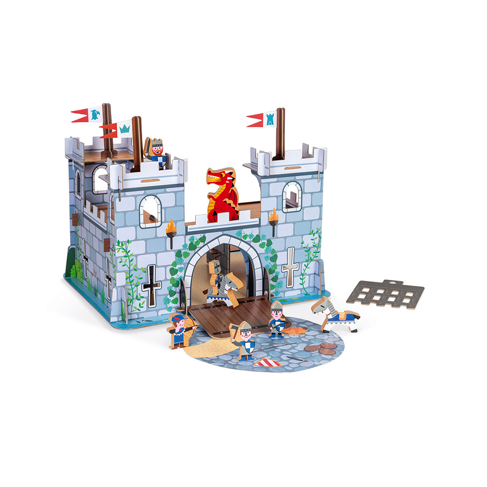 Chateau Fort Story Carton Et Bois