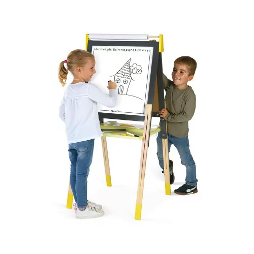 Tableau enfant pliable bois - Tableau magnétique & réglable splash