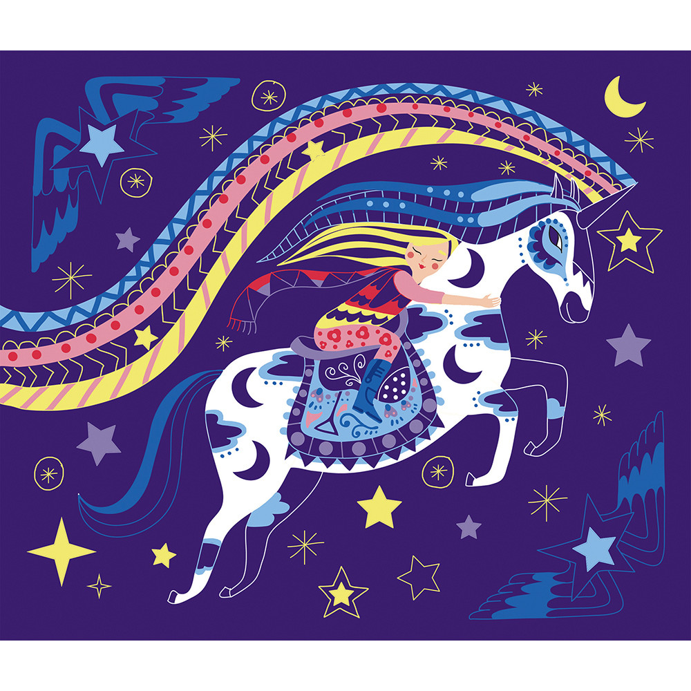 Scratch Art Horses and Unicorns Scratch Art Janod J07895