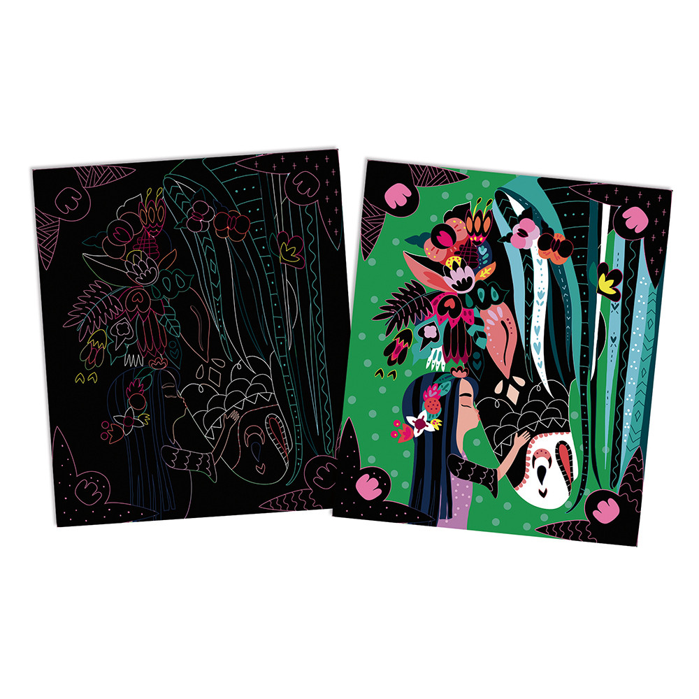 Scratch Art Horses and Unicorns Scratch Art Janod J07895