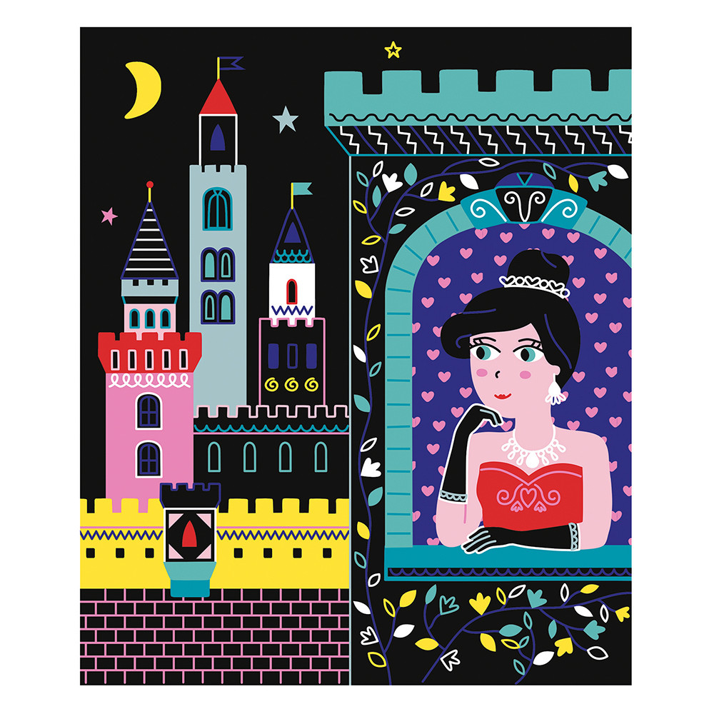 Scratch Art Princesses Scratch Art Janod J07893