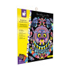 Scratch Art Animal Mandalas