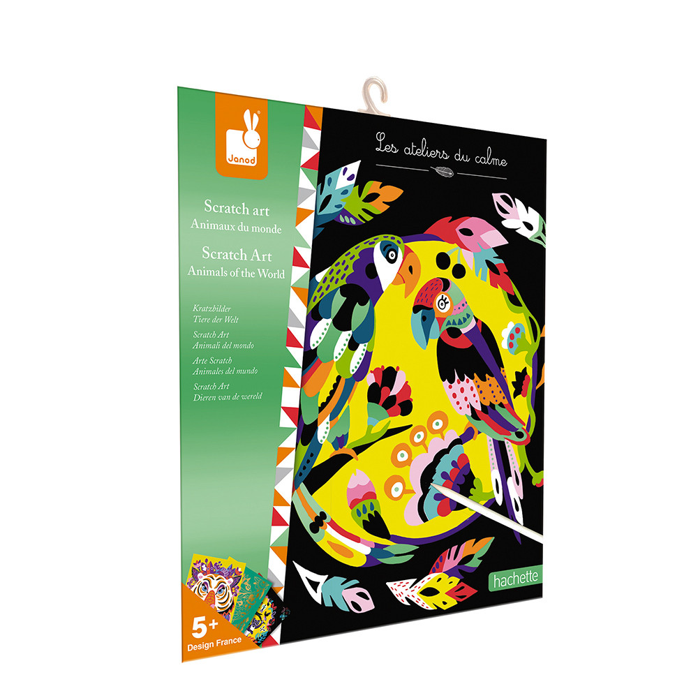 Album Scratch Art On The Go - Veicoli: Libretto Per Grattare 12 Scene Con Stilo, Attività Creativa Per Bambini Dai 5 Anni