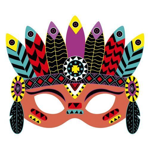 Arte Scratch Máscaras De Fiesta