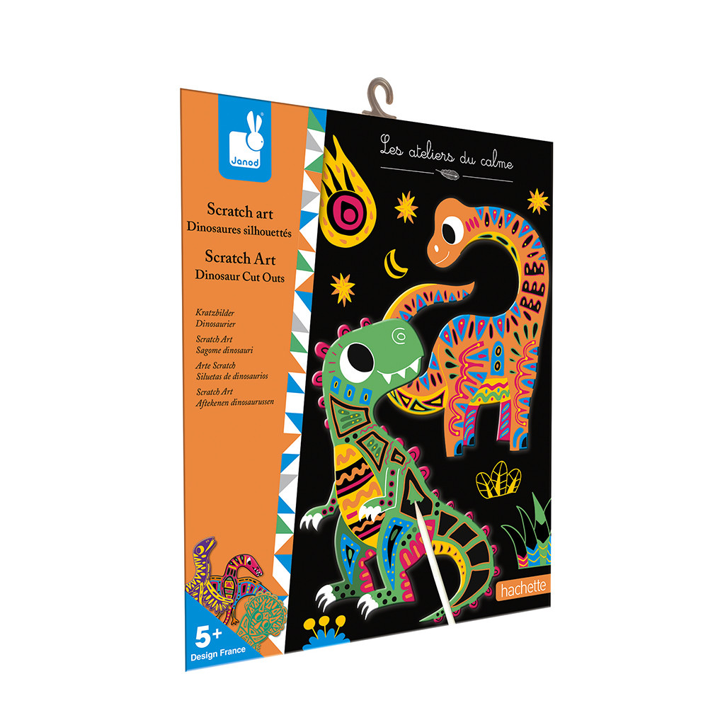 Album di disegni da grattare Scratch Art On The Go, tema