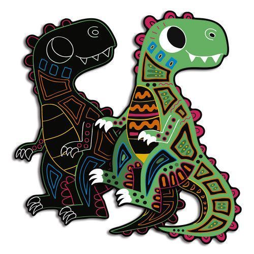 Kit Créatif Mosaïques Dinosaures - Loisirs Créatifs - 8 Tableaux à