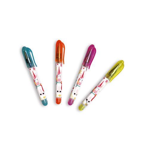 8 Mini Stylos Gels Licorne