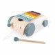 Xylo roller sweet cocoon en bois, xylophone, jouet à tirer, éveil musical sonore, motricité bébé, pour enfant dès 18 mois JANOD