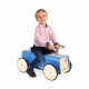 Porteur voiture en bois, vintage, trotteur, motricité équilibre, bleu, pour enfant à partir de 2 ans JANOD