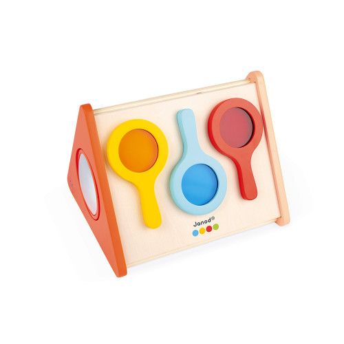 Les Miroirs - Essentiel en bois, jouet éveil bébé, motricité, pour enfant à partir de 18 mois JANOD