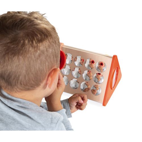Les Miroirs - Essentiel en bois, jouet éveil bébé, motricité, pour enfant à partir de 18 mois JANOD