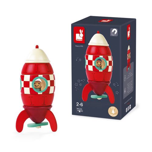 magnetic rocket toy