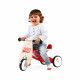 Porteur Little Bikloon Rouge et Blanc en bois, motricité éveil, trotteur, draisienne enfant à partir de 12 mois JANOD