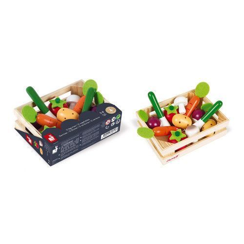 TrueForYou - Jouets éducatifs Bois 42 Pièces Légumes Légumes