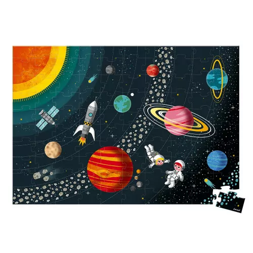 Puzzles pour les enfants âgés de 4 à 8 ans, 8 à 10 ans, 10 ans et adultes  100 pcs Space Jigsaw Puzzle Système solaire Floor Puzzle pour enfants  garçons et filles Apprentissage éducatif Birt