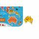 Puzzle Monde Magnétique Allemand 92 pcs (bois)