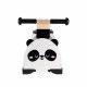 Porteur multidirectionnel Panda en bois, trotteur, éveil motricité bébé, équilibre, noir et blanc, pour enfant dès 12 mois JANOD