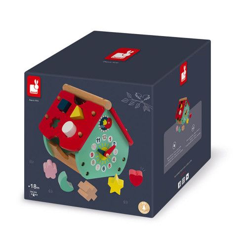 Boîte à Formes Animaux - Jouet d'Eveil en Bois JANOD - Dès 18 mois -  Multicolore - 55x22x53cm - Cdiscount Jeux - Jouets