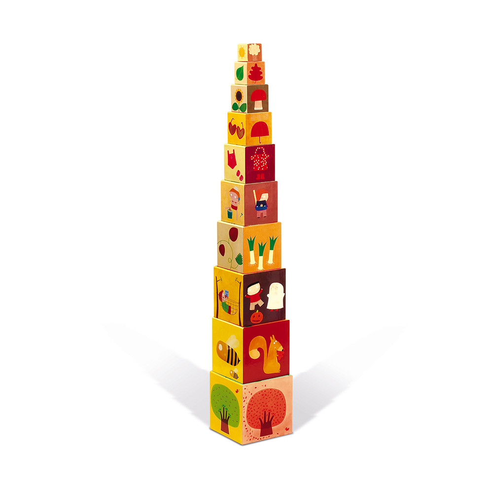 Pyramide Carree Les 4 Saisons Cubes Pyramides Janod J Pyramide Carree Les 4 Saisons Cubes Pyramides Janod J