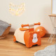 Porteur multidirectionnel Hamster en bois, orange, trotteur, éveil motricité, équilibre bébé, pour enfant dès 12 mois JANOD