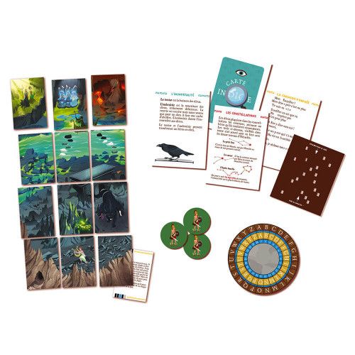 Jeu chasse au trésor Mythologie, jeu de société, éducatif, histoire aventure et quête, pour enfant à partir de 9 ans JANOD