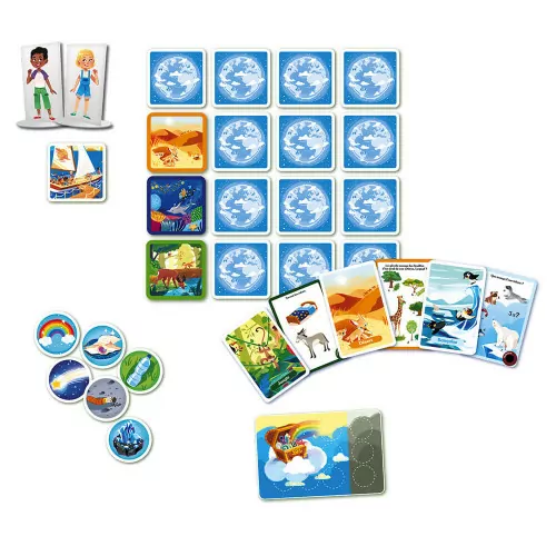 Jeu chasse au trésor autour du monde, jeu de société, éducatif, géographie aventure et quête, pour enfant à partir de 6 ans JANO