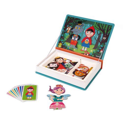 Magnéti'book Contes, 30 magnets, magnétique, aimants, histoires, éveil pour enfant à partir de 3 ans JANOD