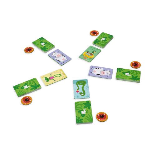 Jeu ROAARR Challenge, jeu de société, animaux, famille, jeu de rapidité pour enfant à partir de 4 ans JANOD