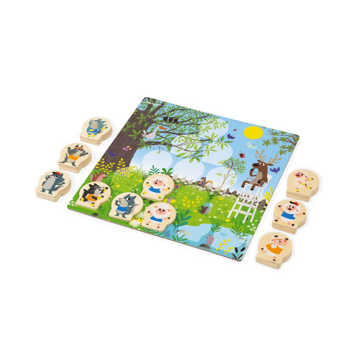 Jeu Gym Challenge, jeu de société, famille, stratégie motricité, pour enfant dès 5 ans JANOD