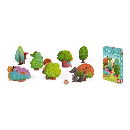 Jeu Lovely Woods, jeu de société, famille, jeu de rapidité et stratégie, pour enfant à partir de 2 ans JANOD