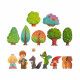 Jeu Lovely Woods, jeu de société, famille, jeu de rapidité et stratégie, pour enfant à partir de 2 ans JANOD