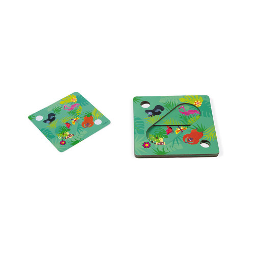 Jeu Jungle Pictures, jeu de société, famille, jeu de rapidité et stratégie en carton FSC pour enfant dès 5 ans JANOD