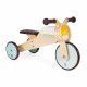 Tricycle 2 en 1 à bascule en bois FSC, modulable, porteur bébé, vintage, éveil et équilibre pour enfant dès 12 mois JANOD