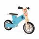 Draisienne Bikloon Little Racer bleue en bois FSC, porteur, éveil motricité équilibre, plein air, pour enfant dès 2 ans JANOD