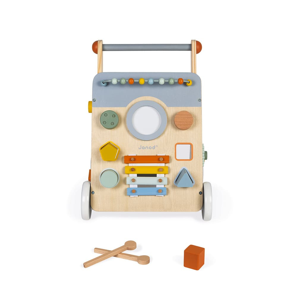 Sweet Cocoon Wooden Multi-Activity Trolley : Rockers, Ride-ons ...