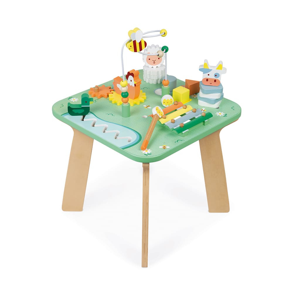 Pretty Meadow Activity Table (wood) Manipulation & stackers Janod