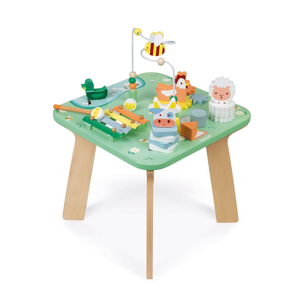 early learning centre wooden activity table