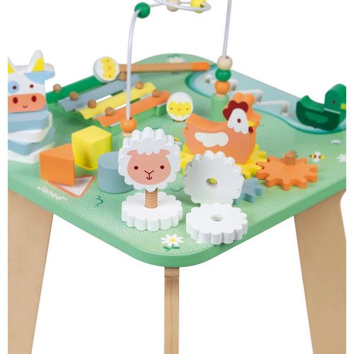 Table d'activités bébé en bois - Janod Sweet Cocoon