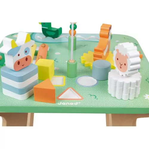 Table d'activités bébé en bois - Janod Sweet Cocoon