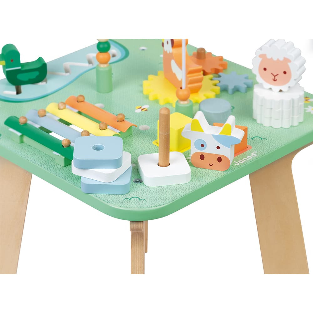 early learning centre wooden activity table