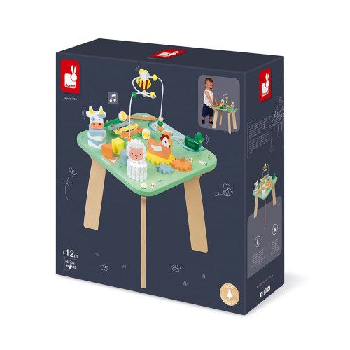 Table d'activités évolutive en bois - Janod - Boutique BCD JEUX