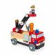 Camion de pompiers Brico'kids en bois, bricolage, véhicule, pour enfant à partir de 3 ans JANOD