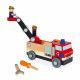 Camion de pompiers Brico'kids en bois, bricolage, véhicule, pour enfant à partir de 3 ans JANOD