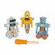 Robots à construire en bois Brico'kids, bricolage, construction, vintage, figurines pour enfant dès 3 ans JANOD