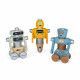 Robots à construire en bois Brico'kids, bricolage, construction, vintage, figurines pour enfant dès 3 ans JANOD
