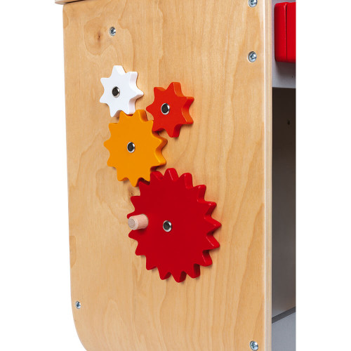 Etabli Reverso Brico'kids en bois, double-face, imitation bricolage, magnétique, descendeur, pour enfant dès 3 ans JANOD